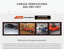 Tablet Screenshot of garageflooringseattle.com